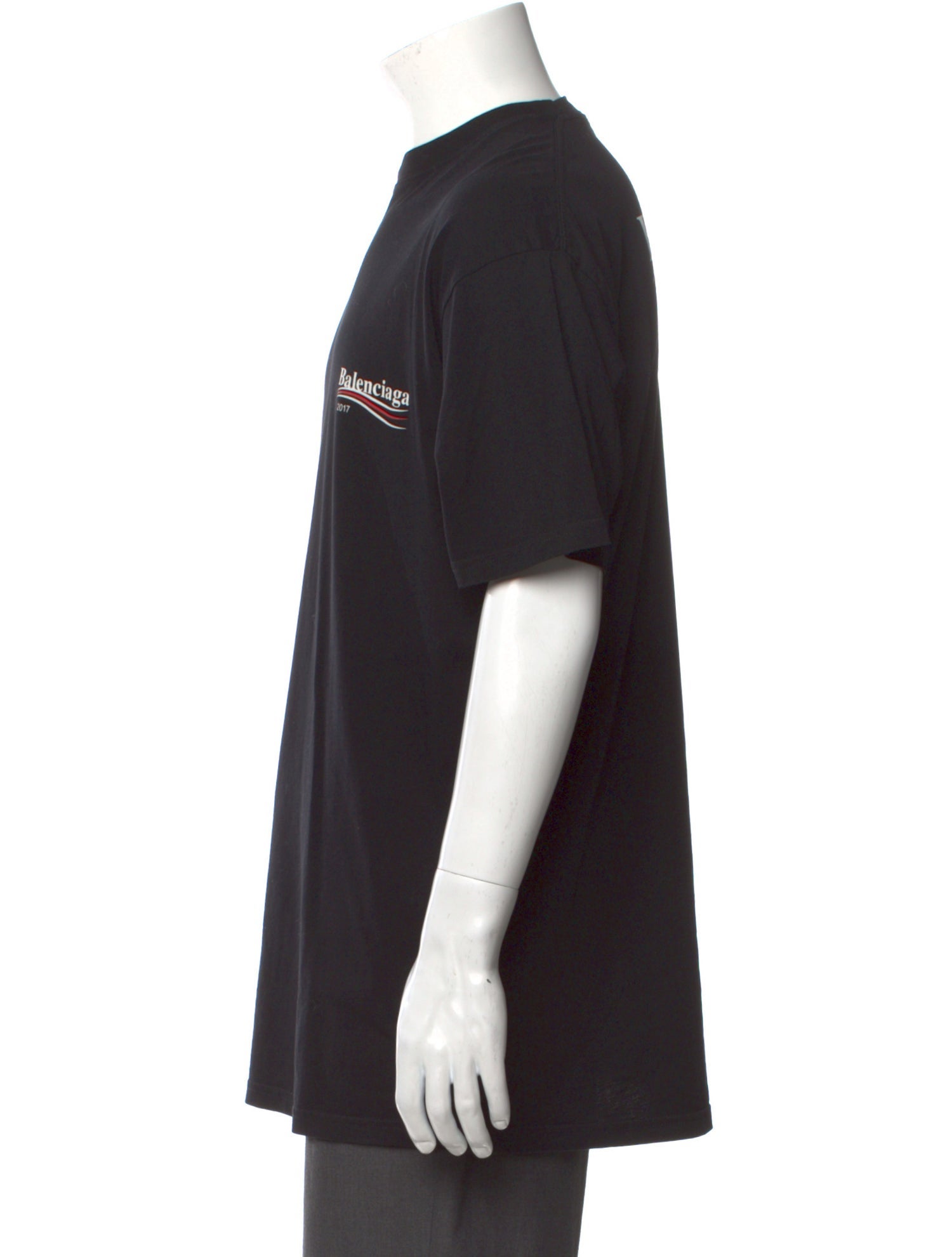 再入荷分を購入 BALENCIAGA 2017年SS ロゴ Tシャツ オフホワイト