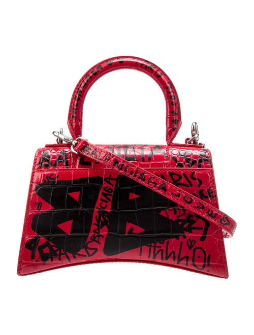 Balenciaga Graffiti Hourglass XS Handle Bag