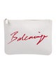 Balenciaga Logo Clutch