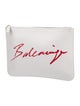 Balenciaga Logo Clutch