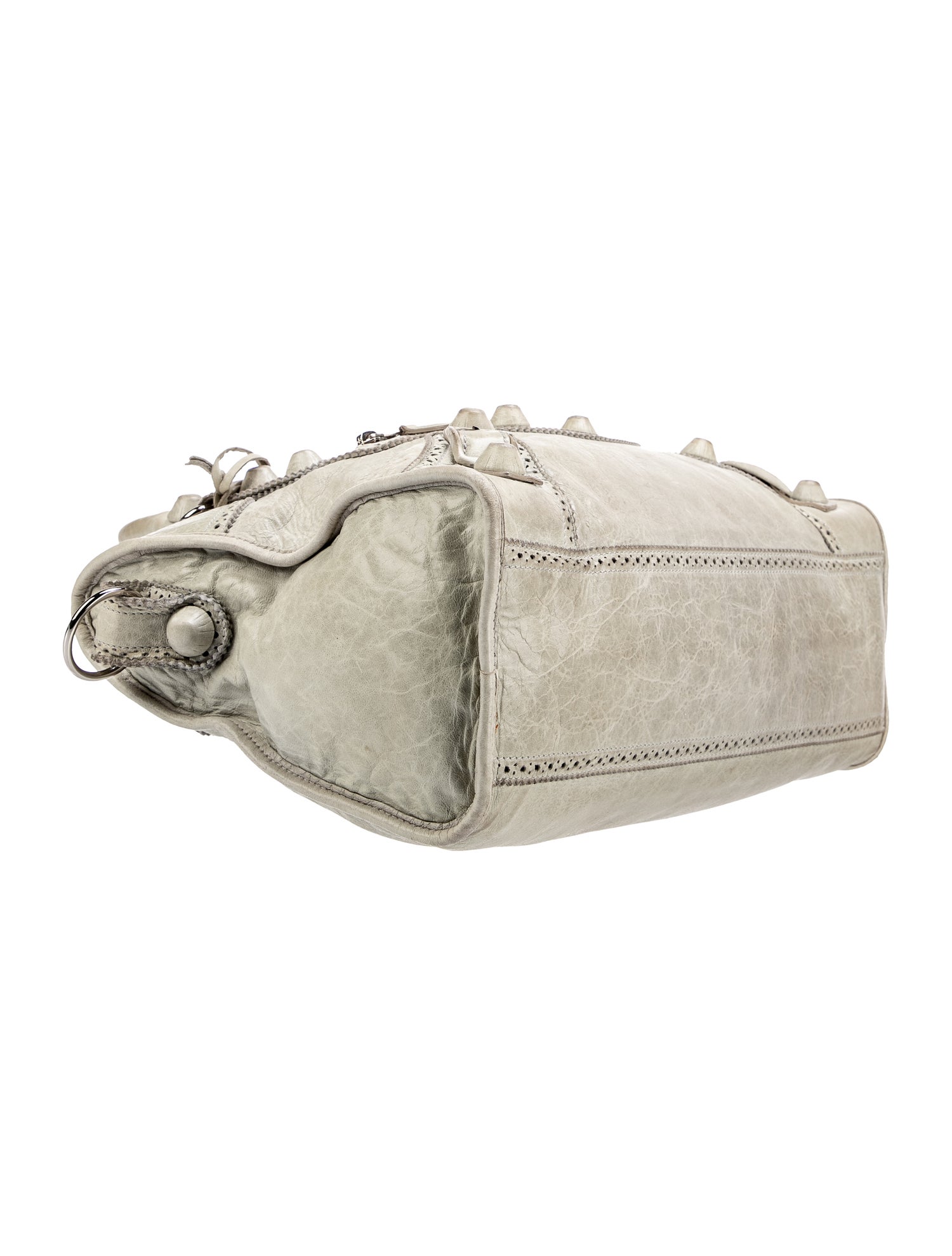 Balenciaga Motocross Giant Covered Brogues City Bag - Neutrals