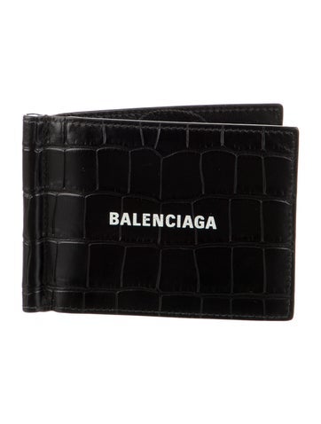 Balenciaga Wallets 2021 Animal Print Bifold Wallet