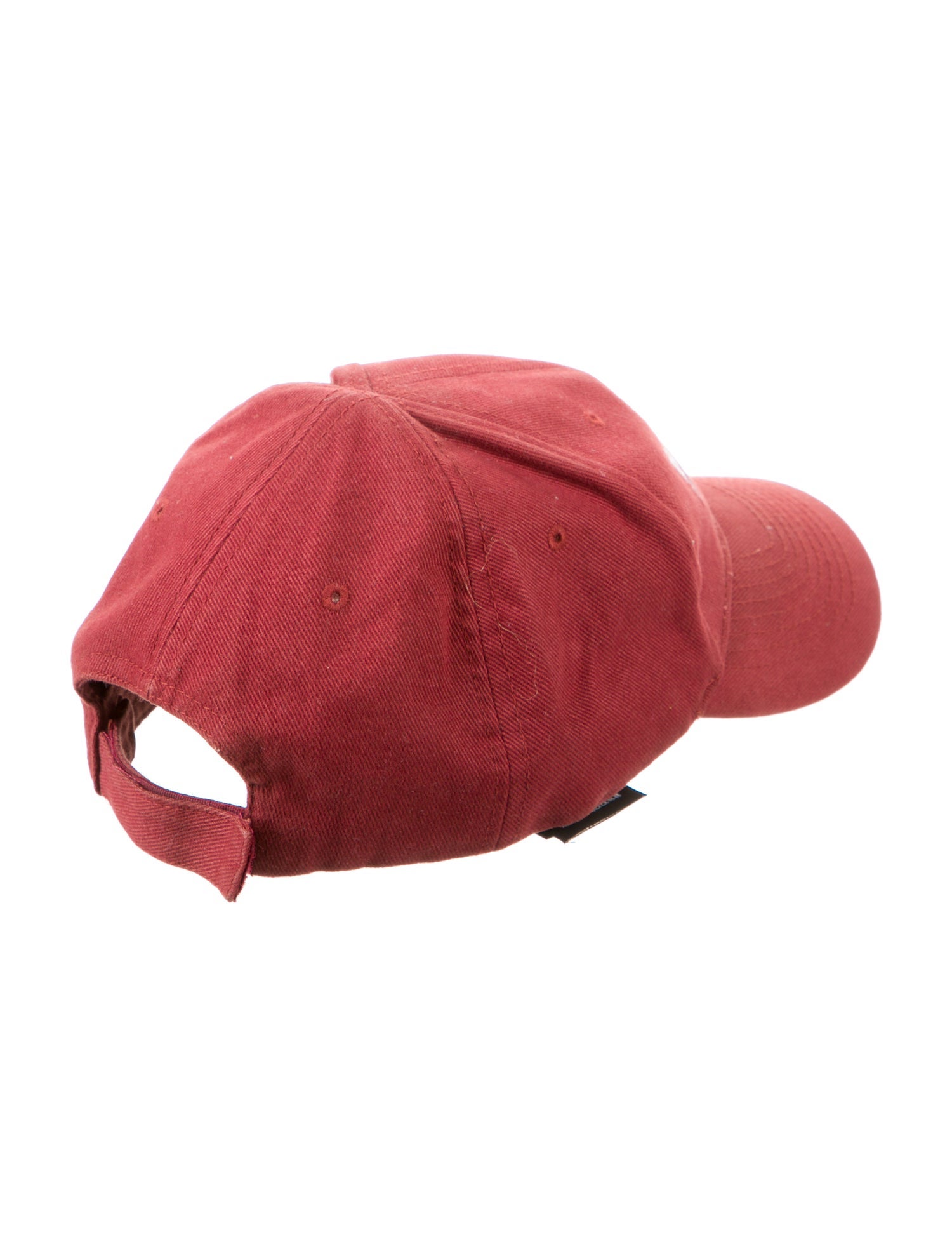 Balenciaga 2017 Cotton Archetype Baseball Cap - Red Hats