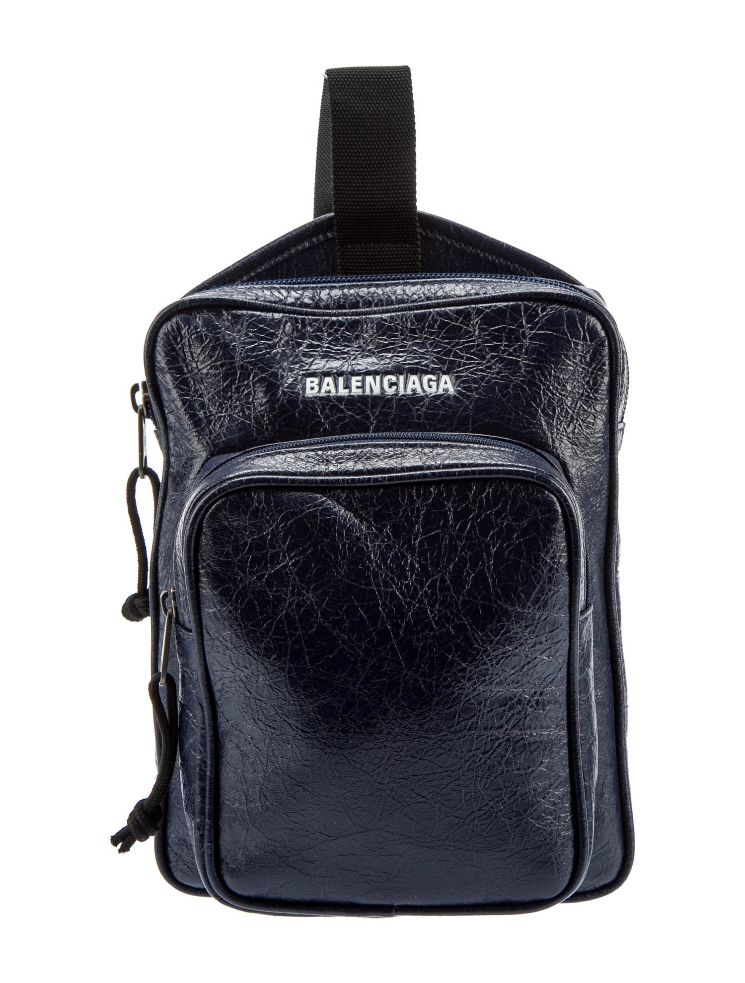 Balenciaga Explorer Messenger Bag Blue Backpacks, Handbags