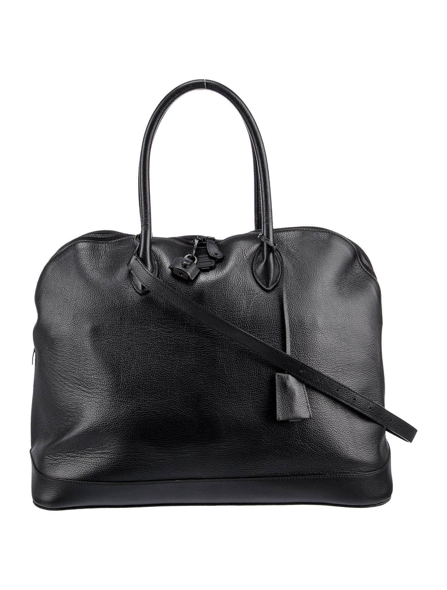 Balenciaga 2021 Logo Projector Large Handle Bag Black Handle Bags