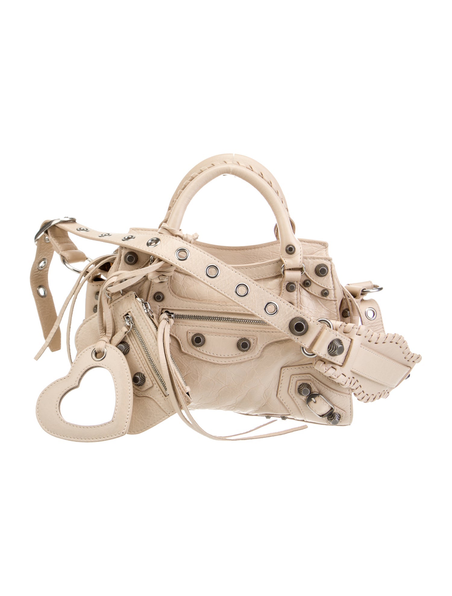 Balenciaga 2023 Neo Cagole XS - Neutrals Shoulder Bags