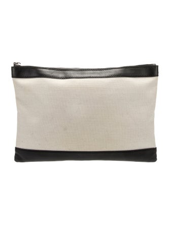 Balenciaga Navy Clip M Clutch