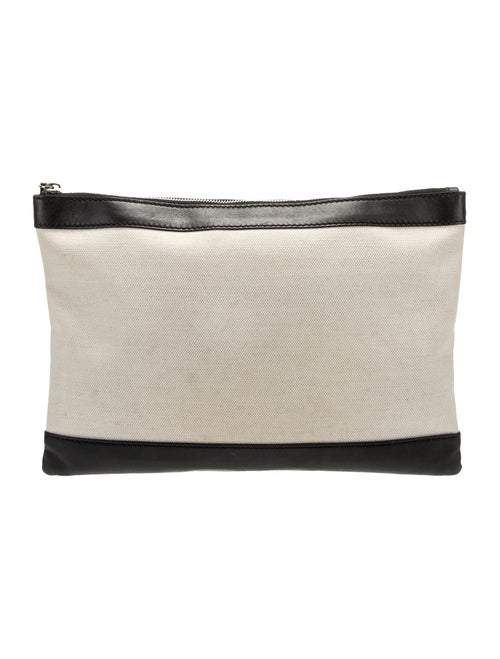 Balenciaga Navy Clip M Clutch