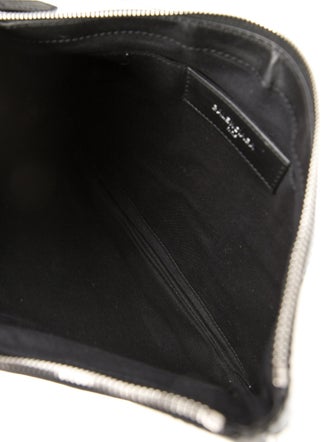 Balenciaga Navy Clip M Clutch