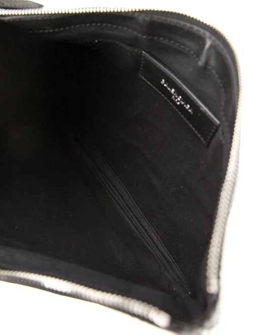 Balenciaga Navy Clip M Clutch