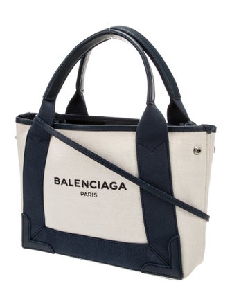 Balenciaga Navy XS Cabas w/ Pouch