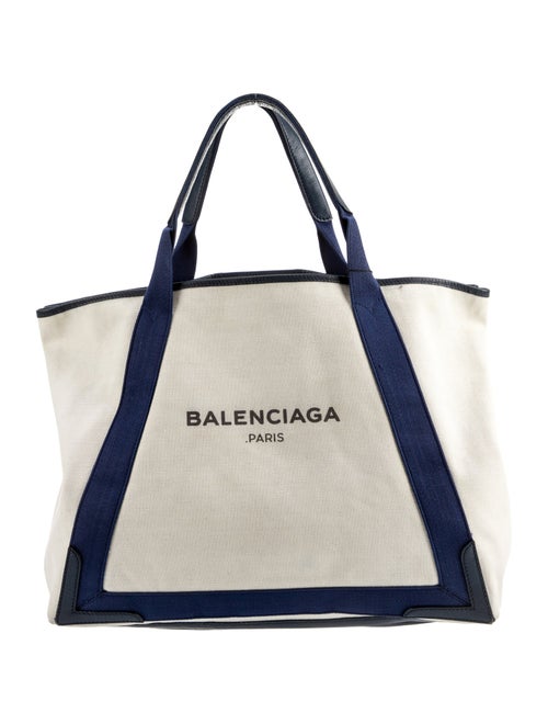 Balenciaga Navy Cabas w/ Pouch
