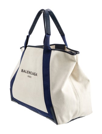 Balenciaga Navy Cabas w/ Pouch