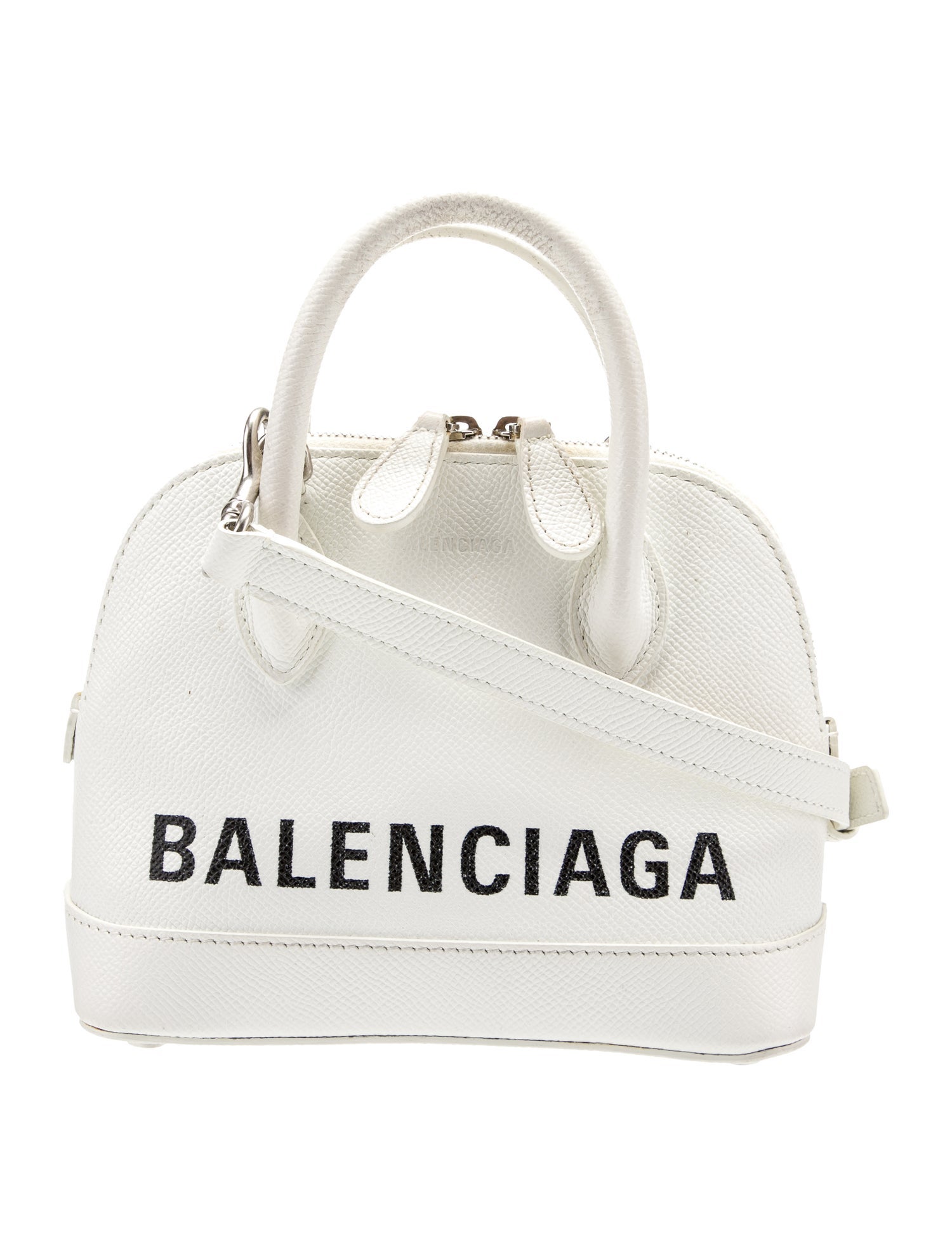 Balenciaga Ville XXS Top Handle Bag Neutrals Handle Bags, Handbags BAL273505 The RealReal