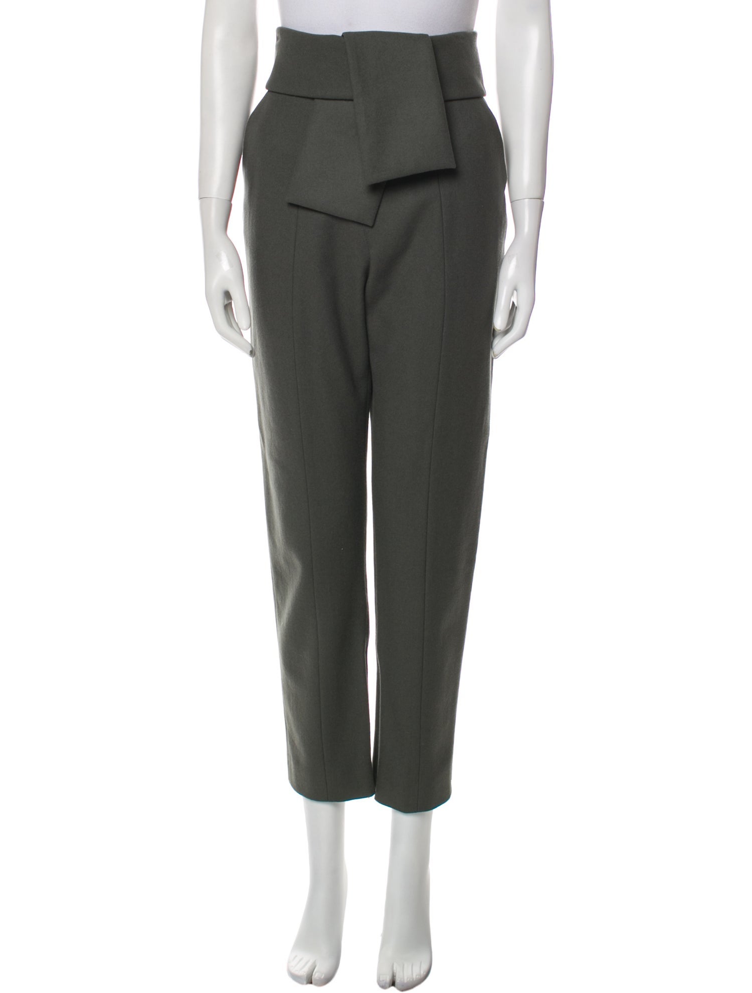 Balenciaga 2012-2013 Straight Leg Pants - Green, 12\