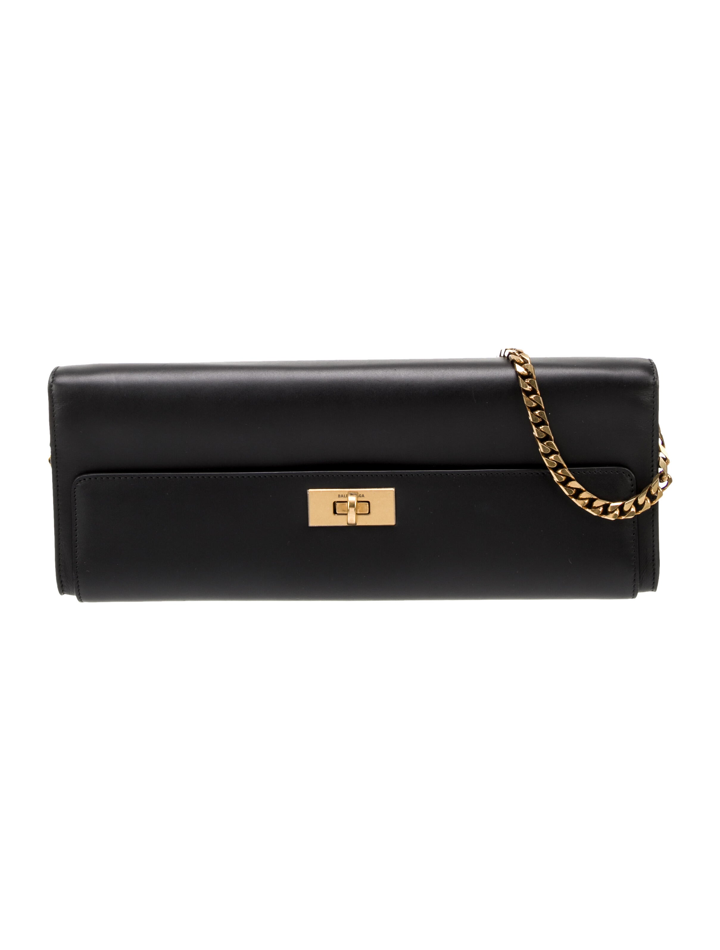 クラッチバッグ BALENCIAGA CLUTCH BAG (69581423EJY 1000) Balenciaga Everyday Logo Pouch M Medium Blue Leather White