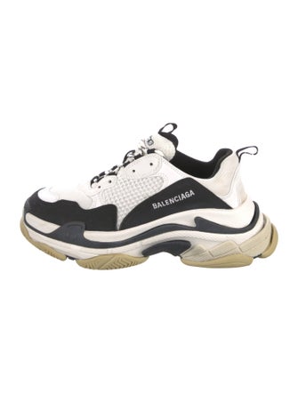 Balenciaga Printed Embroidered Accent Sneakers