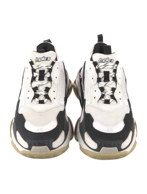 Balenciaga Printed Embroidered Accent Sneakers