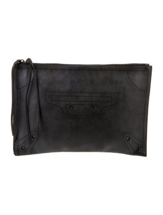 Balenciaga Motocross Blackout Clutch