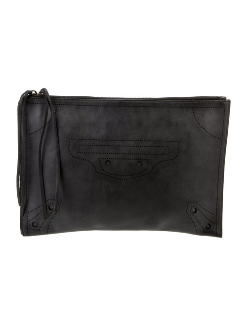 Balenciaga Motocross Blackout Clutch