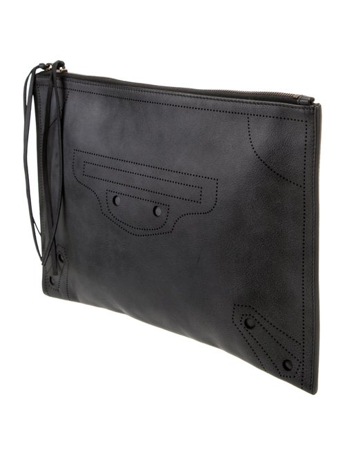 Balenciaga Motocross Blackout Clutch