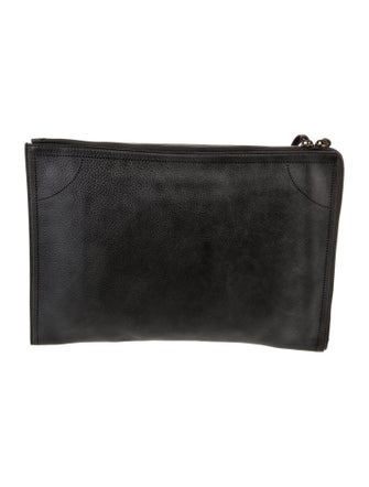 Balenciaga Motocross Blackout Clutch