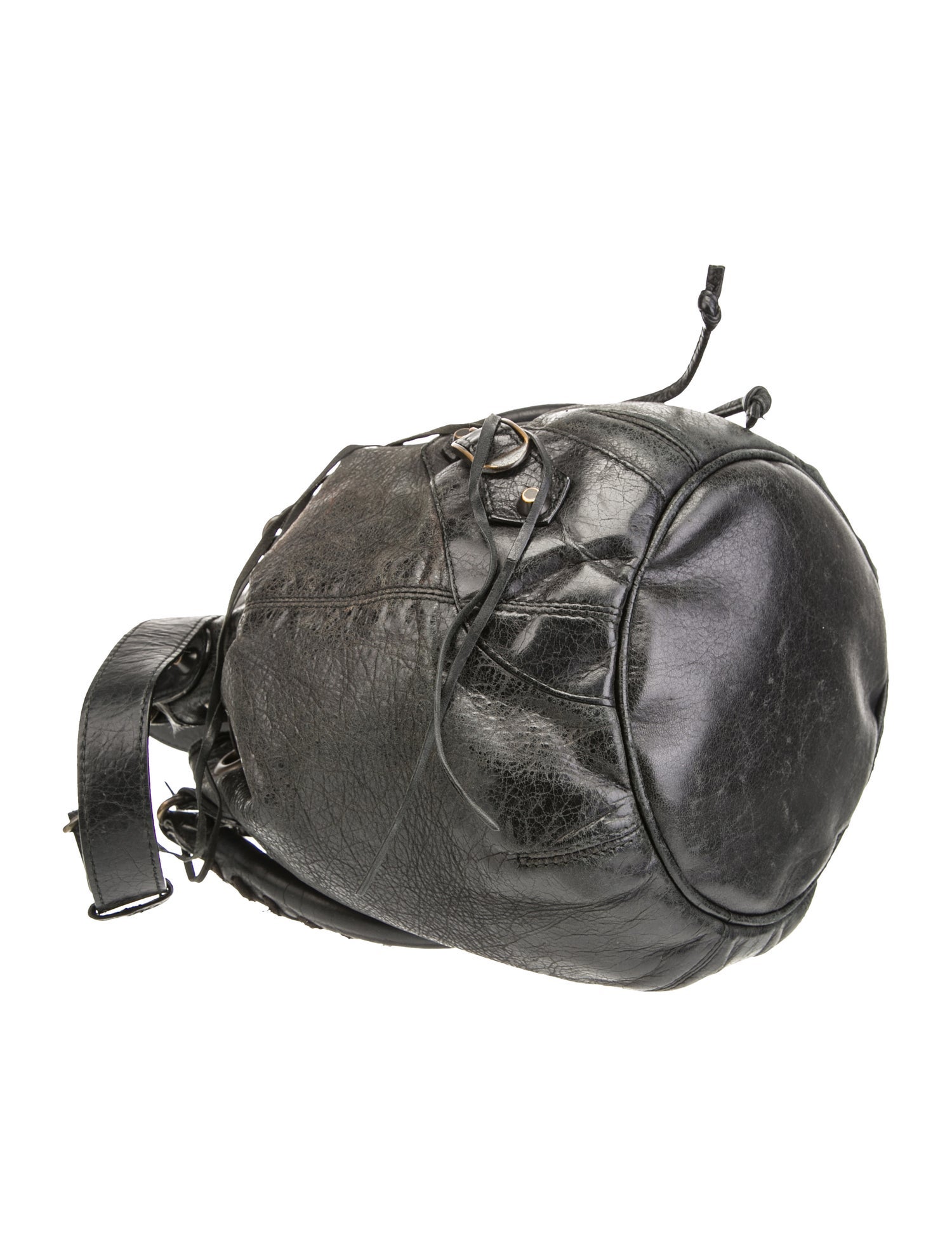 Balenciaga Motocross Classic Mini Pompon Bag