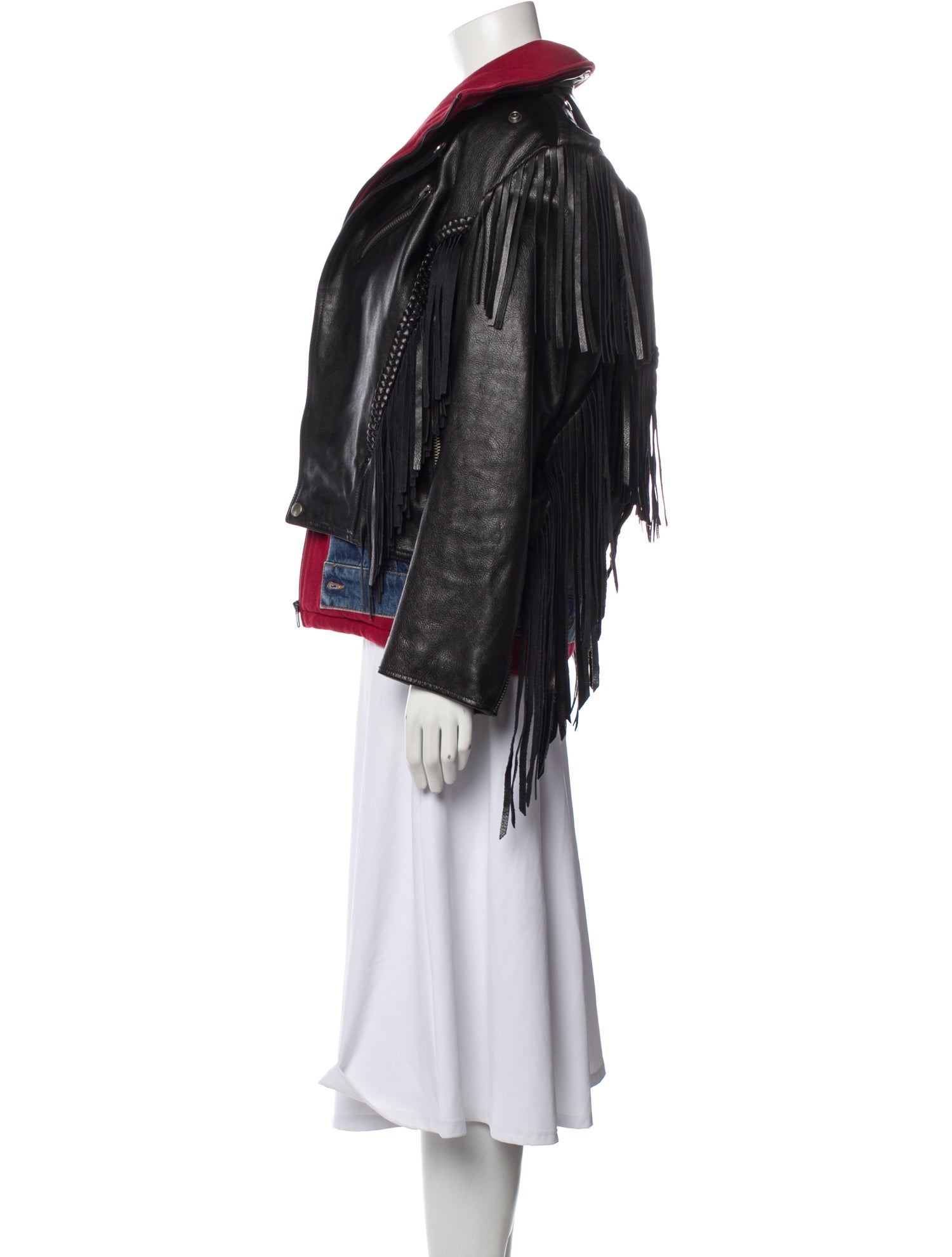 Balenciaga 2019 Fringe Jacket w/ Tags - Black Jackets