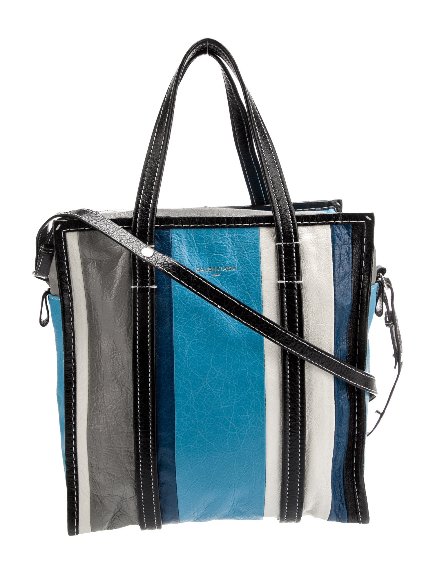 アウトレットセール★BALENCIAGA★BAZARトート稀少シルバー BALENCIAGA BAZAR(バレンシアガ バザール) - 海外通販のBUYMA