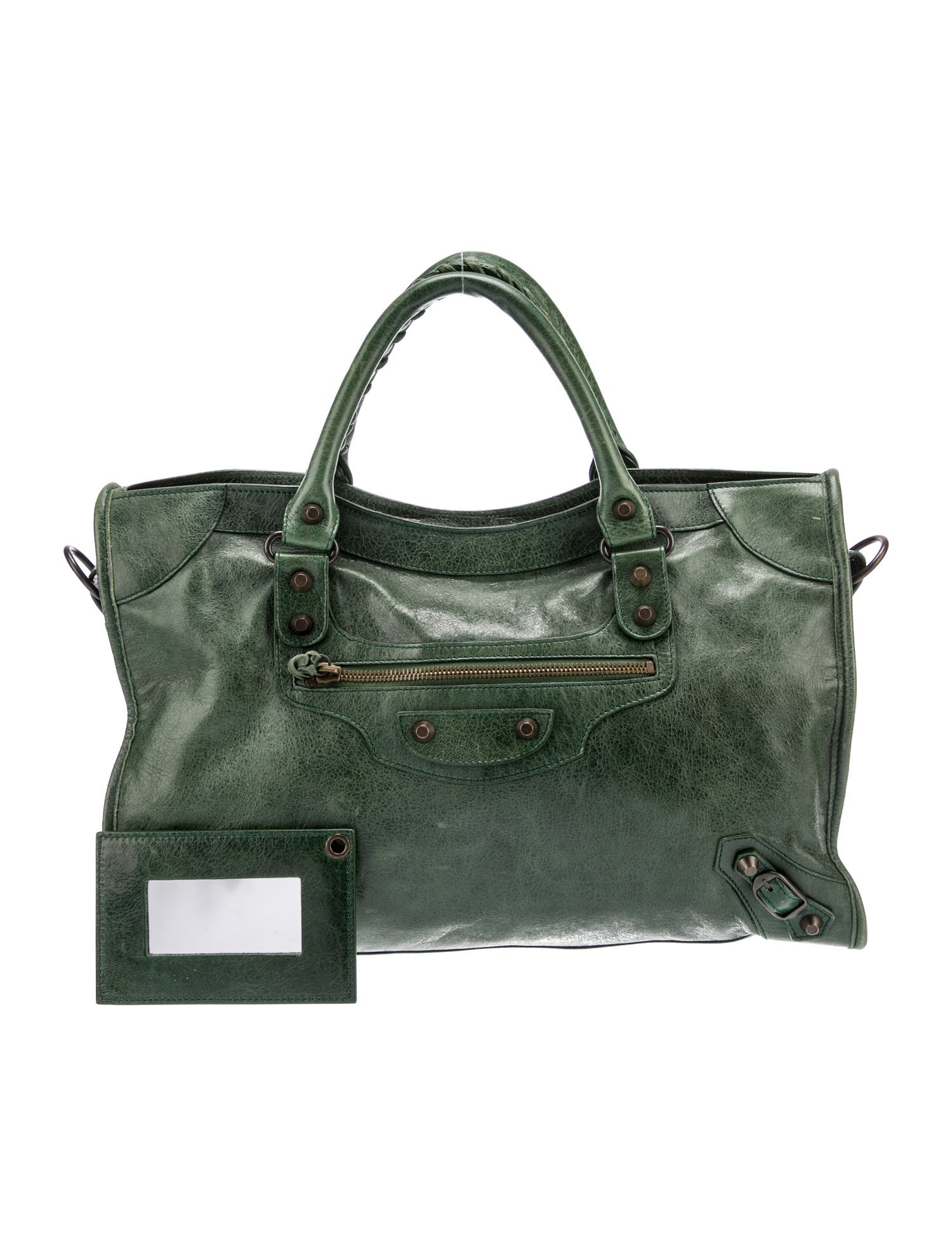 Balenciaga Motocross Classic City Bag - Green Totes, Handbags