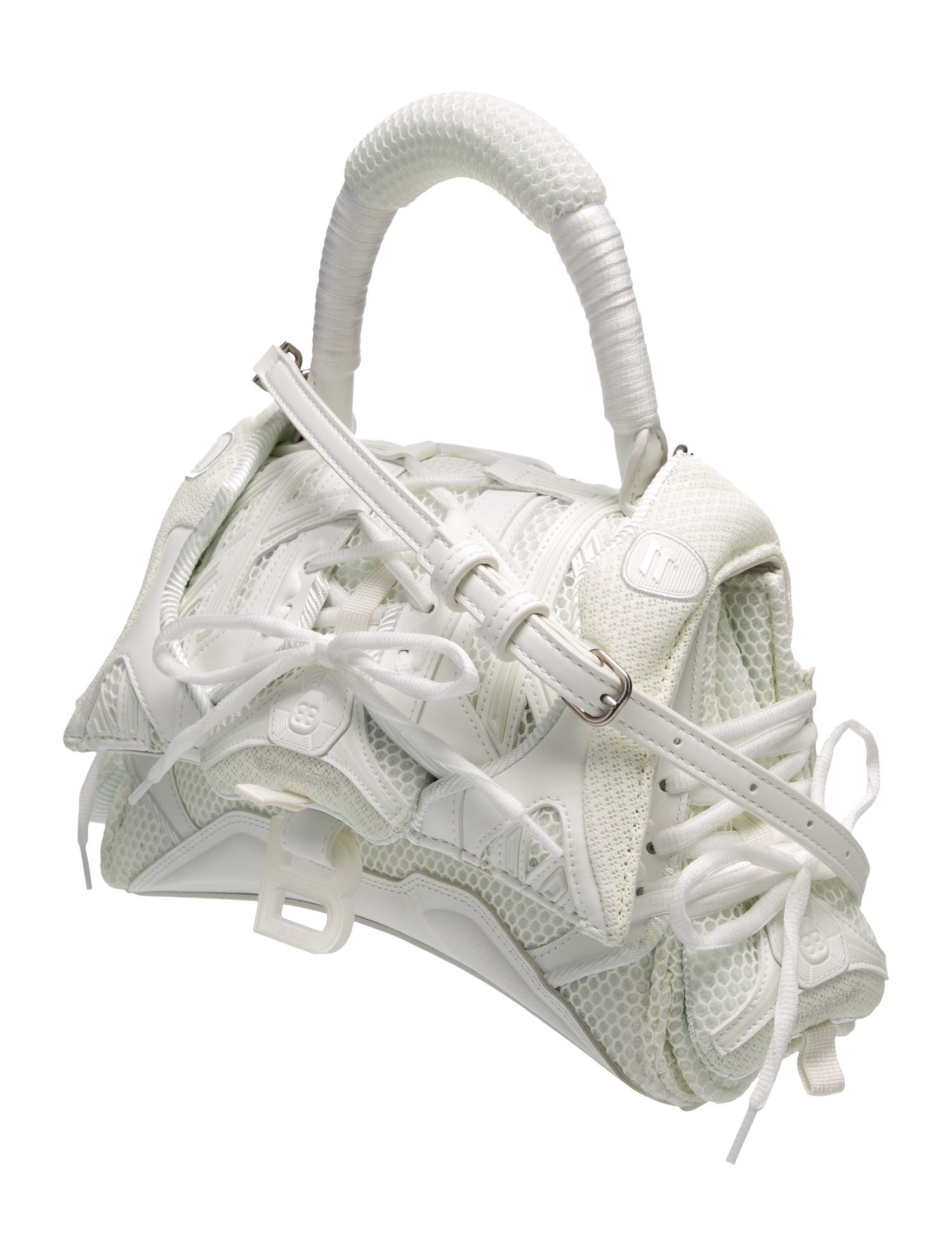 Balenciaga Sneakerhead S Handle Bag - White Handle Bags, Handbags