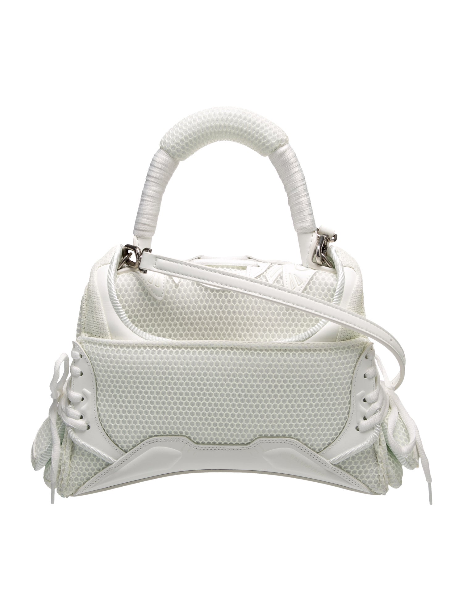 Balenciaga Sneakerhead S Handle Bag - White Handle Bags, Handbags