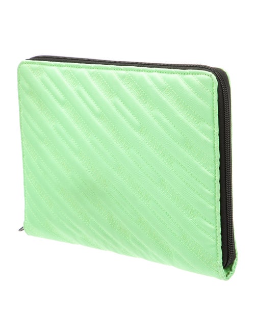 Balenciaga Nylon Logo Clutch Bag