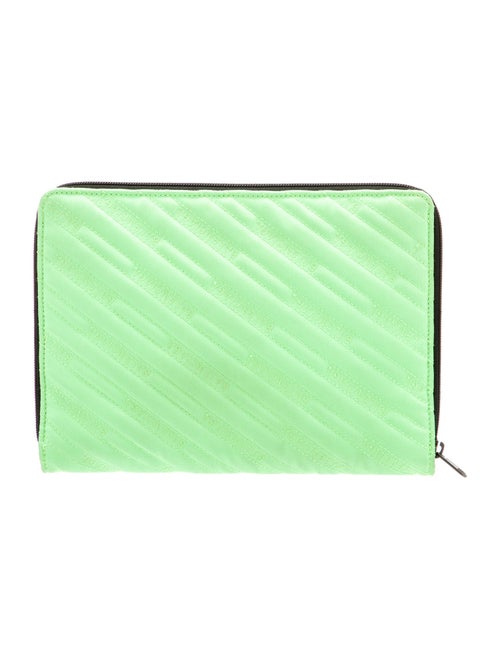 Balenciaga Nylon Logo Clutch Bag