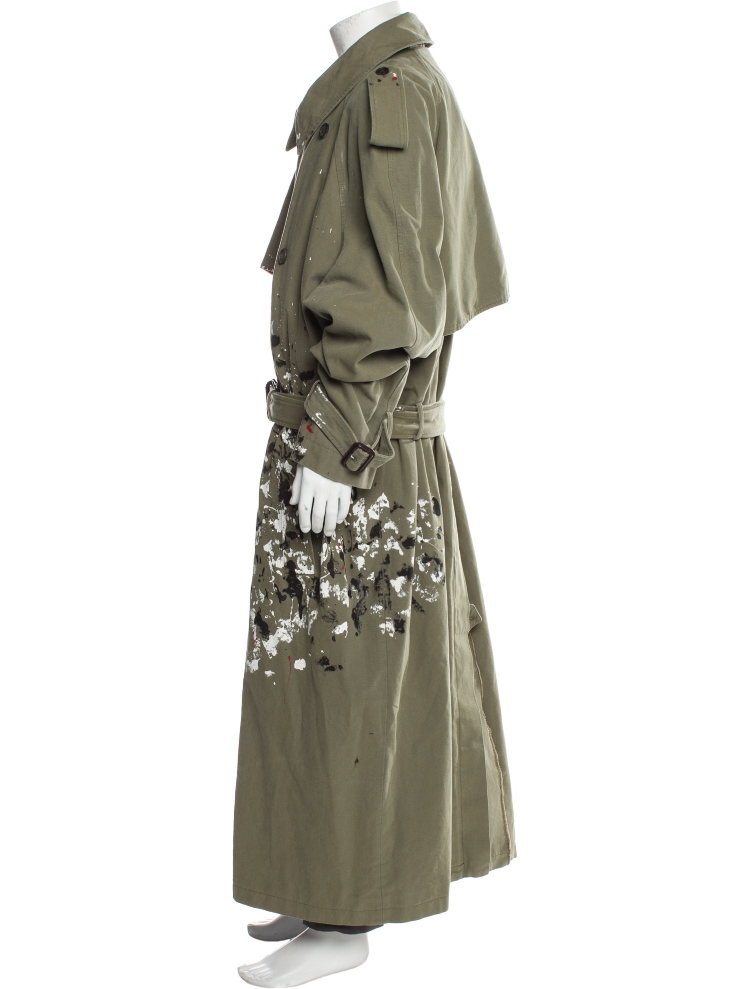 ジャケット・アウター BALENCIAGA Artist Trench Coat S/S2022 Balenciaga artist oversized trench coat