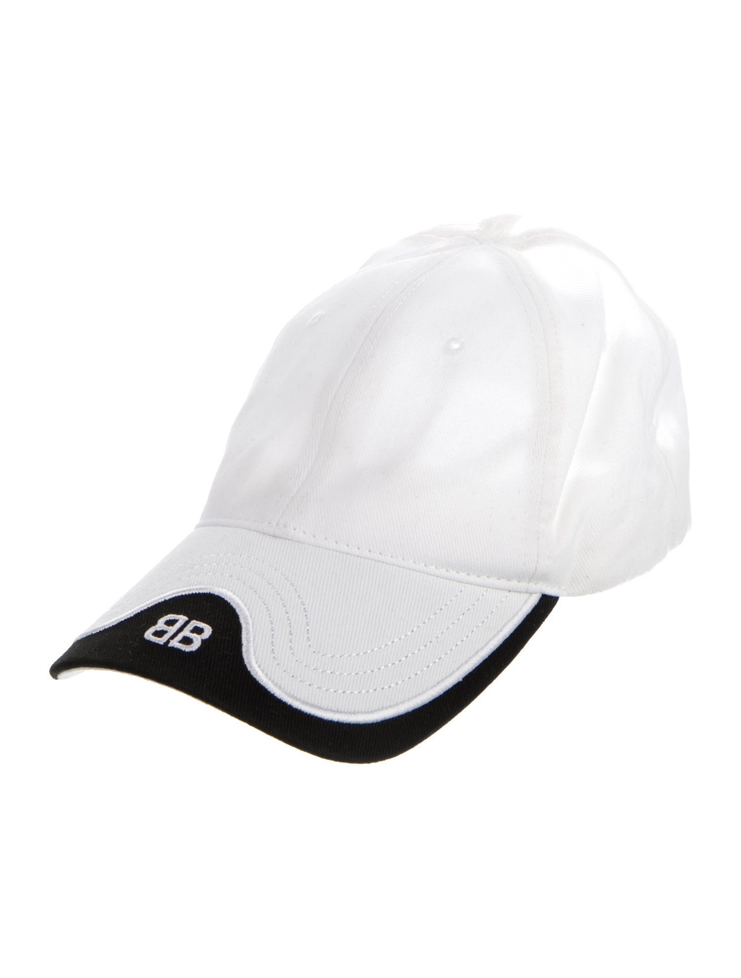 Balenciaga BB Mode Baseball Cap - White Hats, Accessories