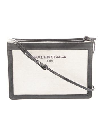 Balenciaga Crossbody Bags Navy Pochette