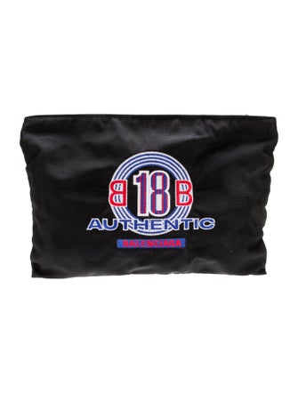 Balenciaga Logo Campaign Pouch