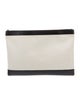 Balenciaga Leather-trimmed Canvas Clutch