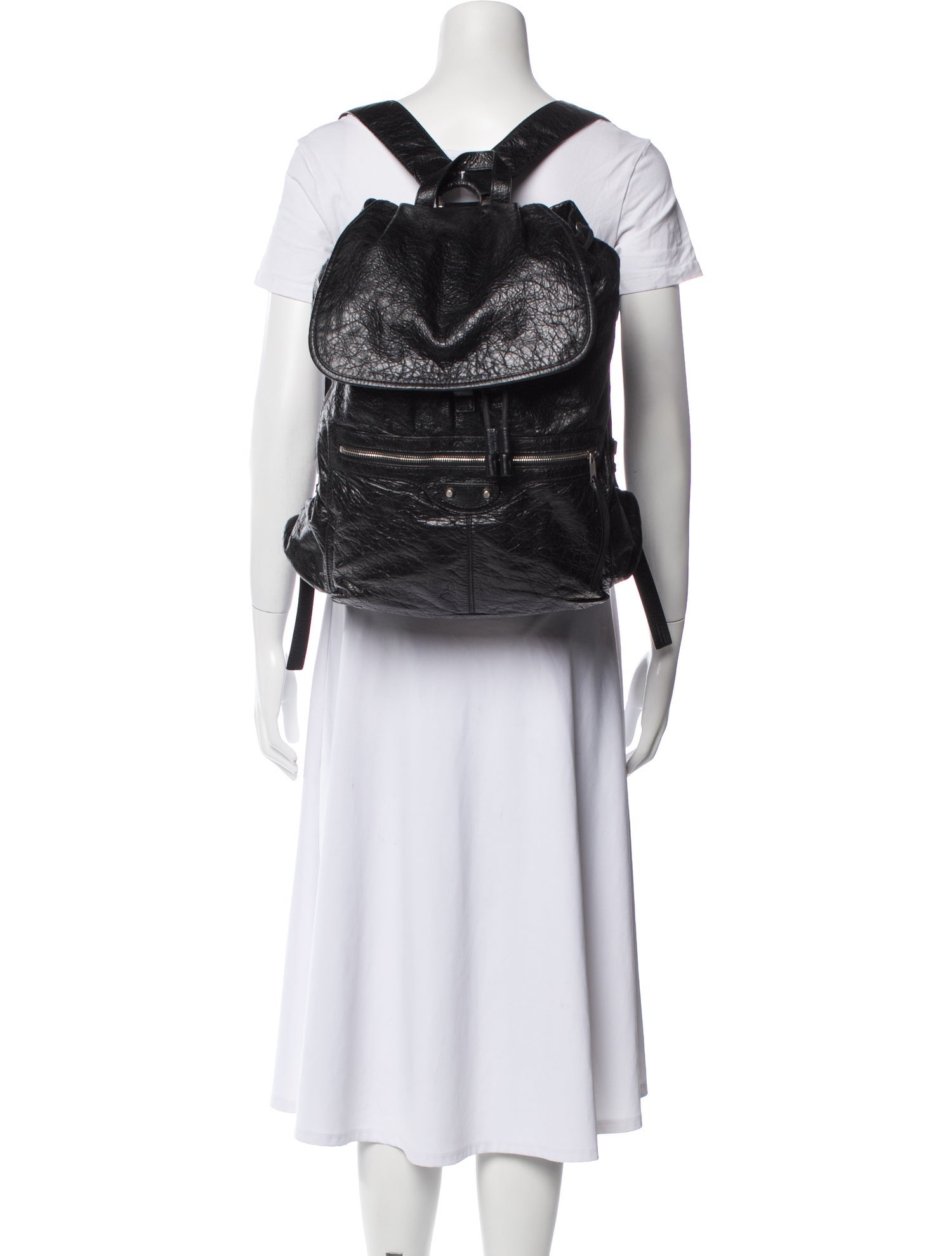 Balenciaga Leather Traveler Backpack