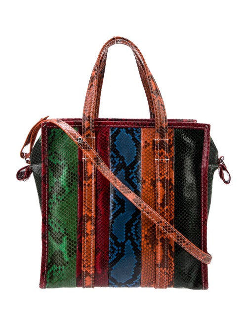 Balenciaga Python Bazar S Shopper Tote