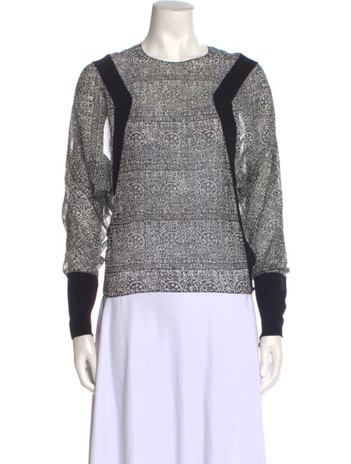 Balenciaga Printed Crew Neck Sweatshirt