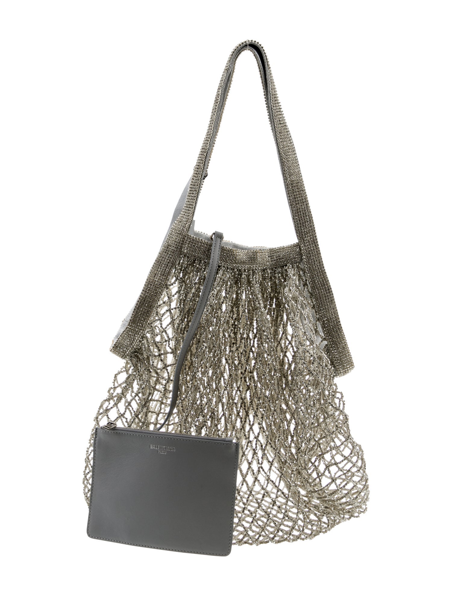 ★BALENCIAGA★ホッチキス Balenciaga Hourglass XS Handbag With Chain And Allover Logo