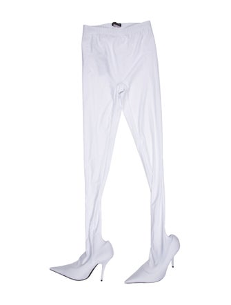 Balenciaga Nylon Striped Pumps