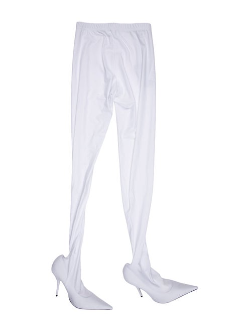 Balenciaga Nylon Striped Pumps