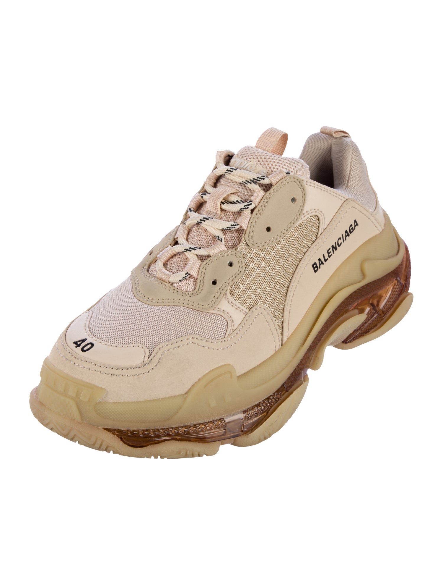 Balenciaga Triple S 'Clear Soles' Chunky Sneakers