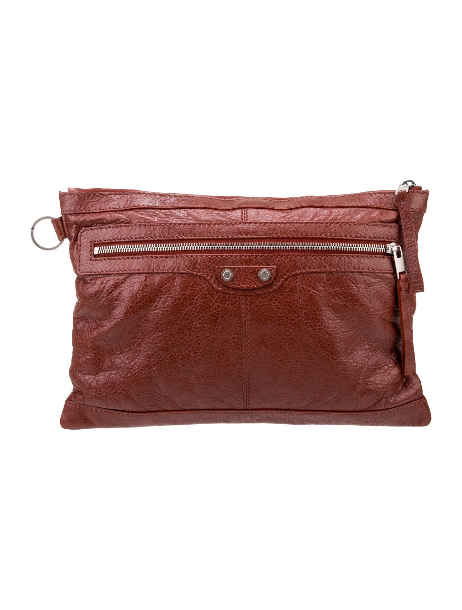 Balenciaga Leather Navy Large