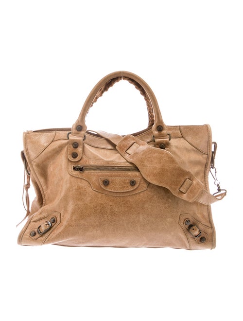 Balenciaga Leather Motocross Classic City