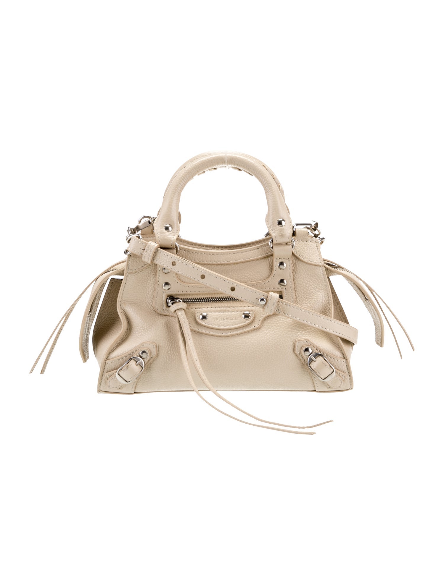 Balenciaga Leather Motocross Classic City Mini 2021 - Brown Mini 