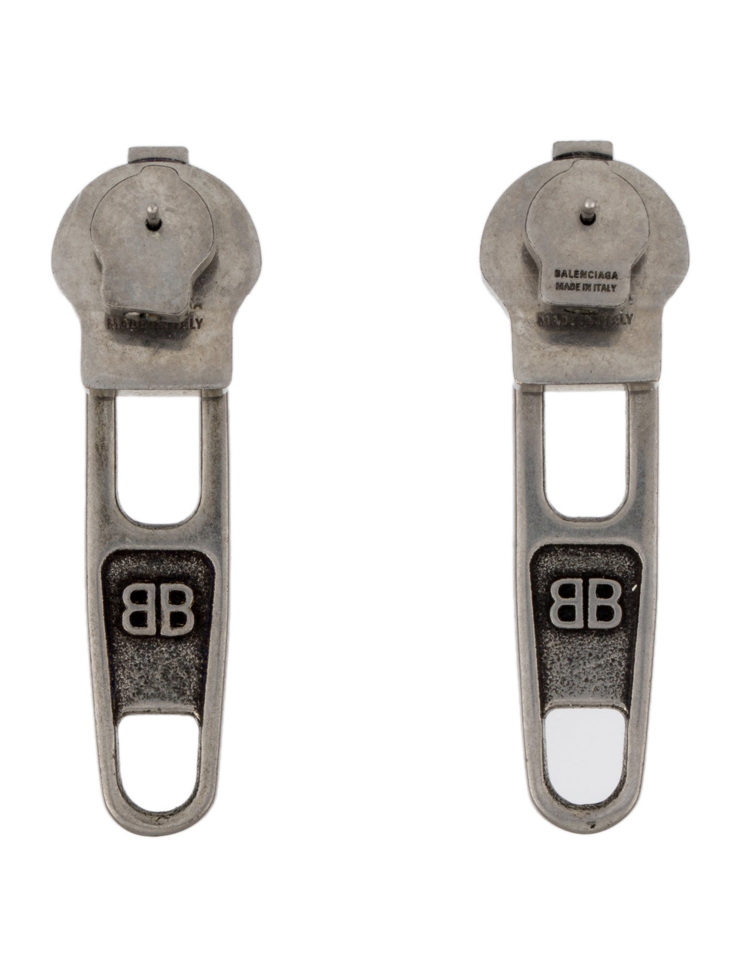 Balenciaga Zipper Drop Earrings - Drop, Earrings - BAL298889 | The